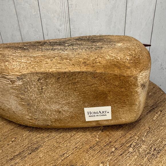 Wood Bird Sitter Sand Piper Home Decor Rustic Art Nature Lover Bird Lover NeW - Picture 7 of 7